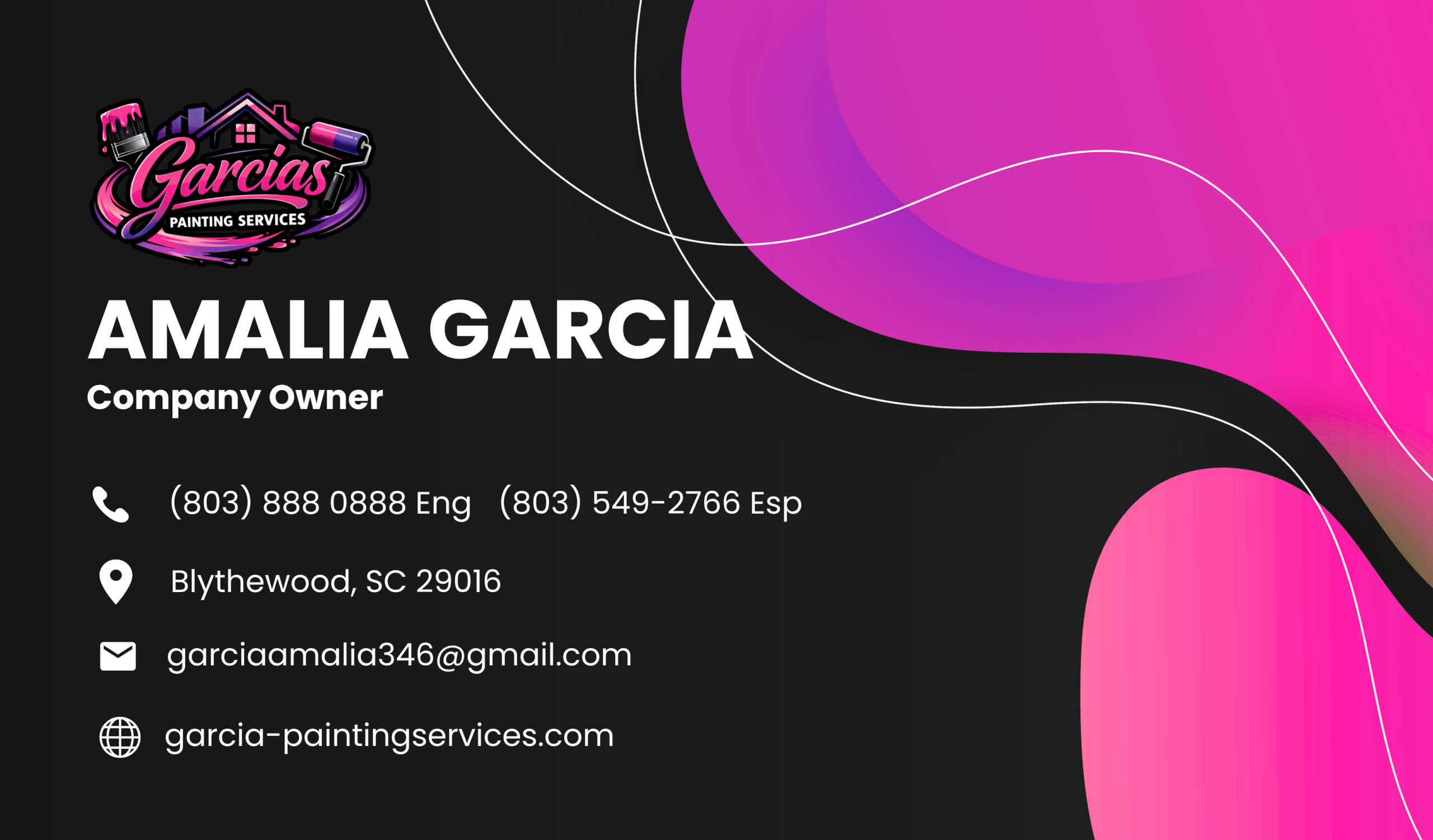 Garcia Painting Bs Card Anverso